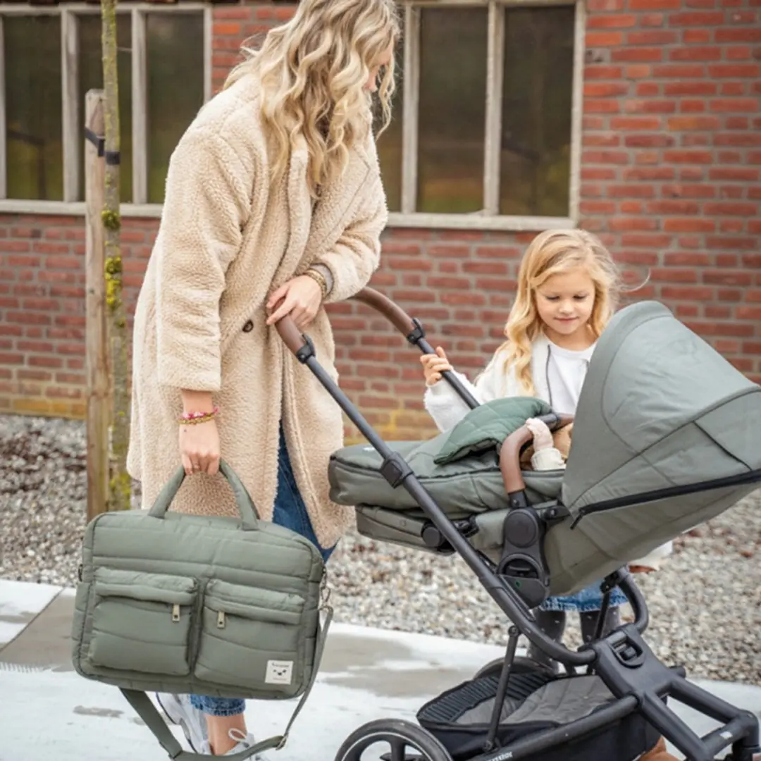 Kidzroom Care Gracious Luiertas - Groen - Verschoonmatje + Ophanglussen - afbeelding 6 van 6