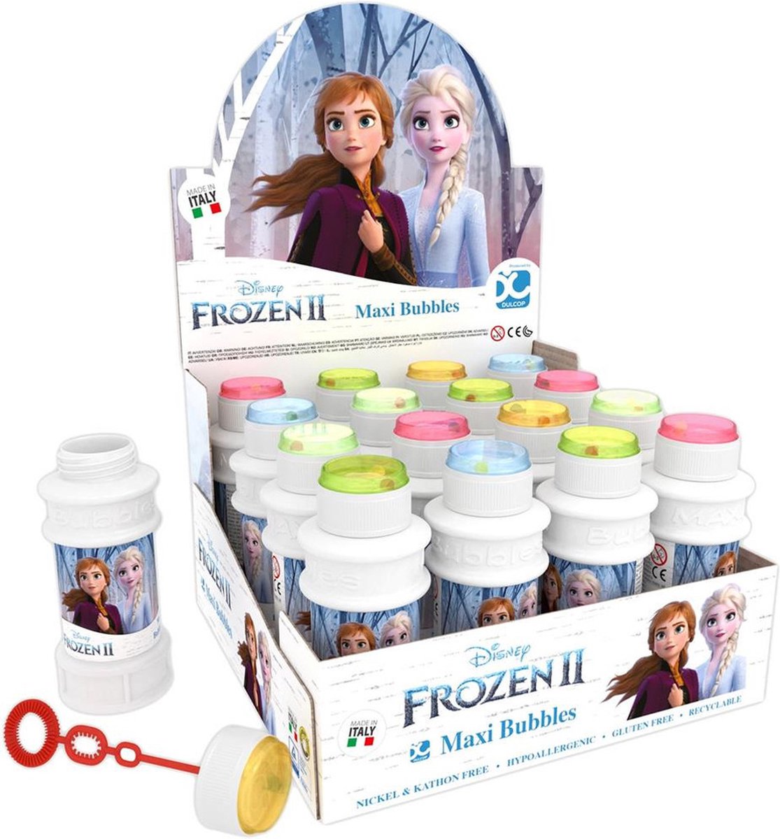 10x Disney Frozen 2 bellenblaas flesjes met spelletje 175 ml voor kinderen - Uitdeelspeelgoed - Grabbelton speelgoed
