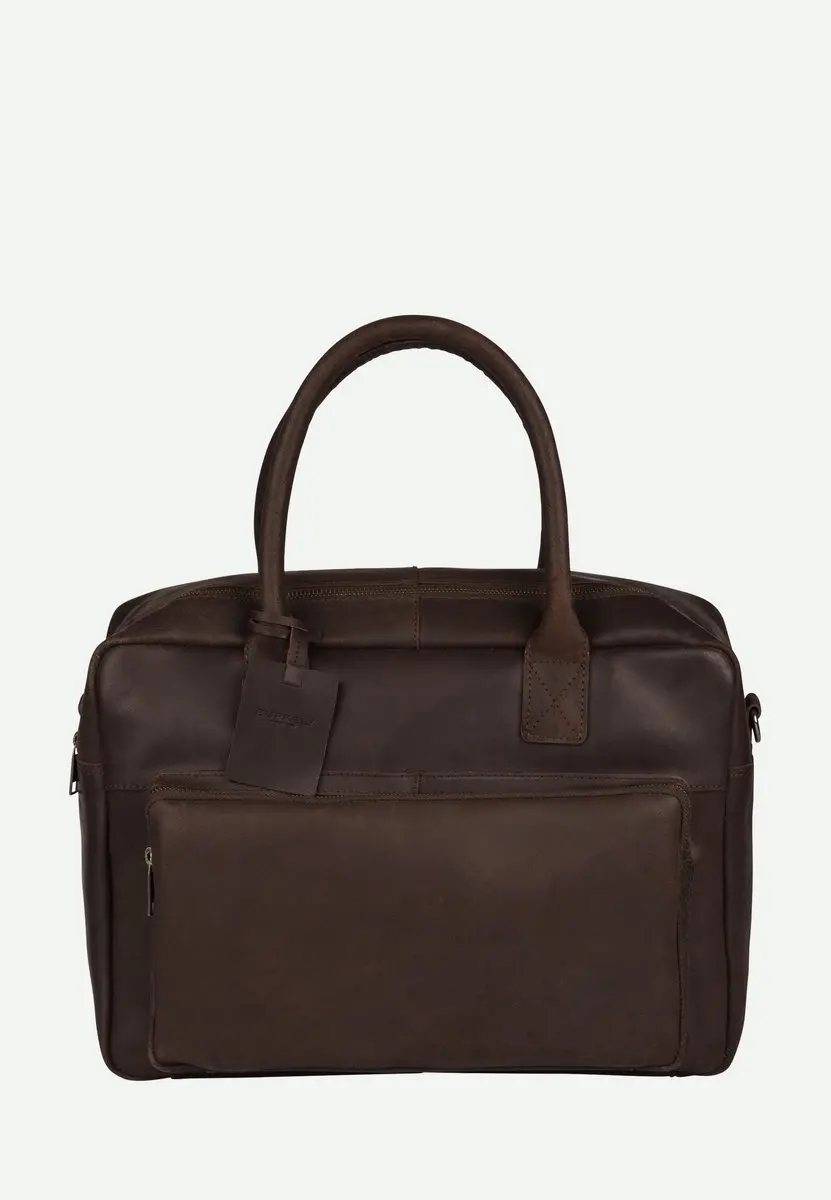 Burkely Fundamentals Vintage Mitch Worker Laptoptas 14" - Bruin