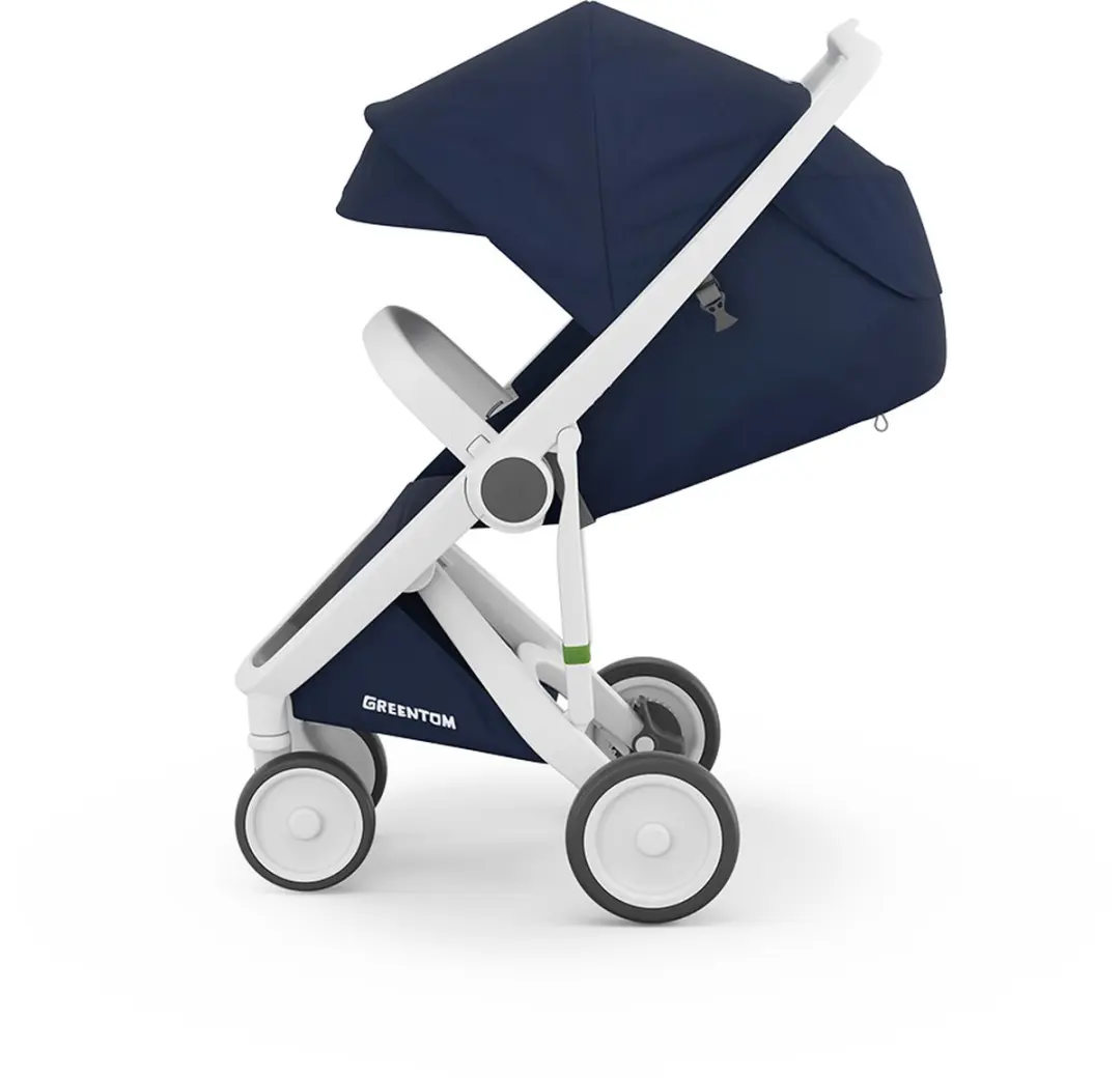 Greentom Classic Reisbuggy - Lichtgewicht - Wit/Blauw