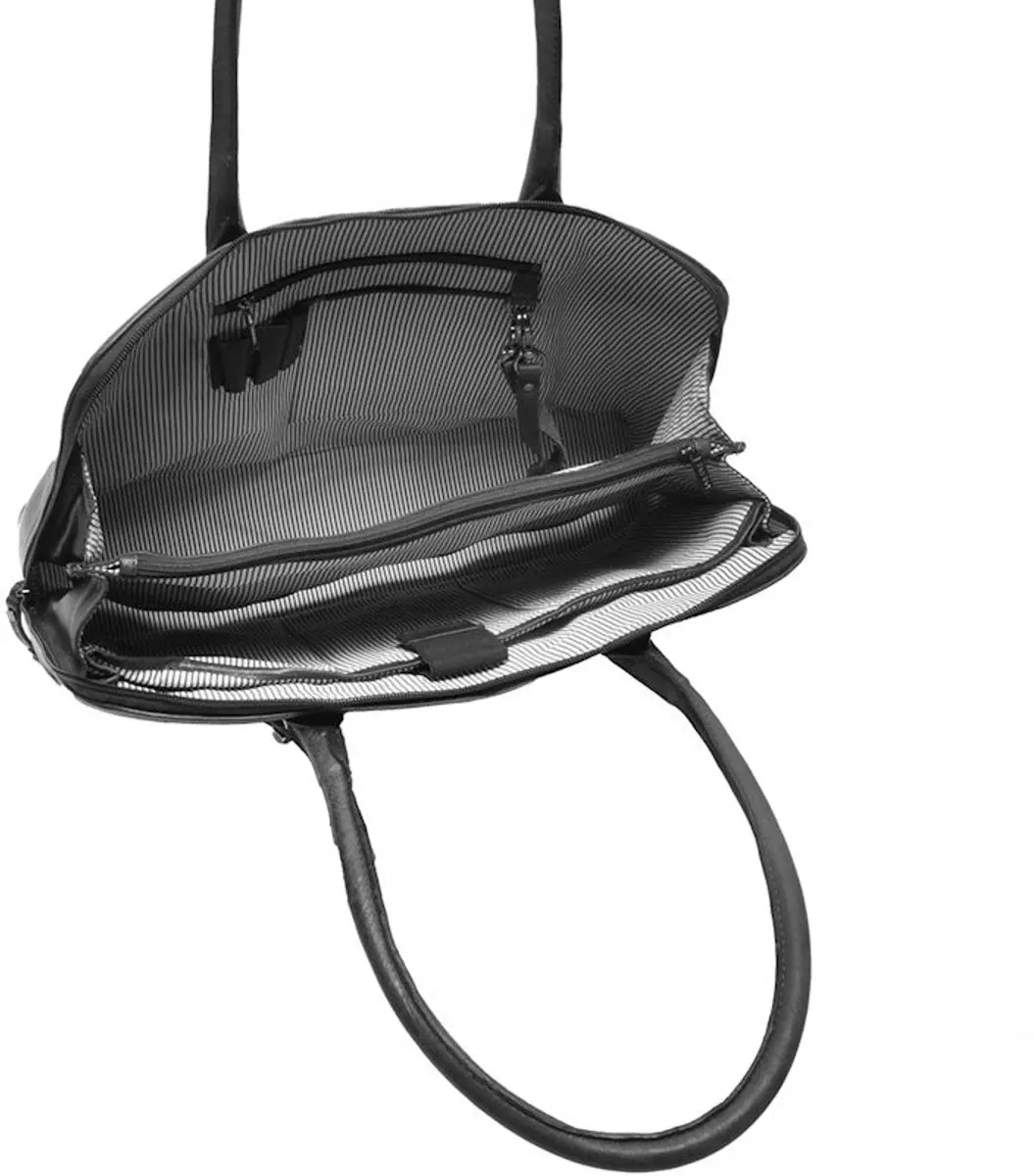 Berba Lucca Laptoptas 15.6 inch - 5 Vakken - Zwart