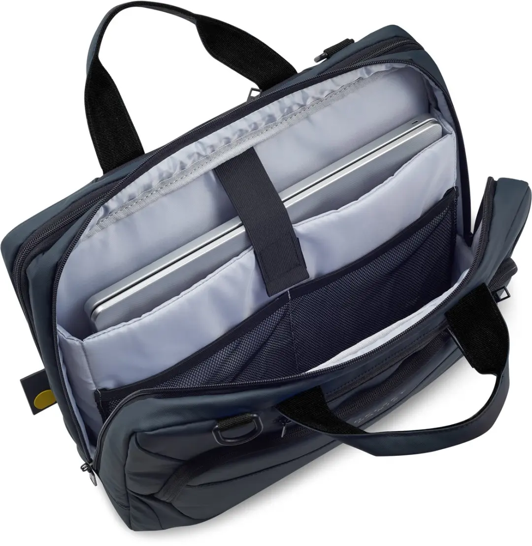 Delsey Parvis Plus Laptoptas 15.6 inch - 3 Vakken - Grijs