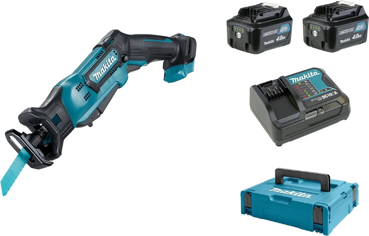 Makita JR103DSMJ Reciprozaag Set - 2x 4.0Ah 10.8V