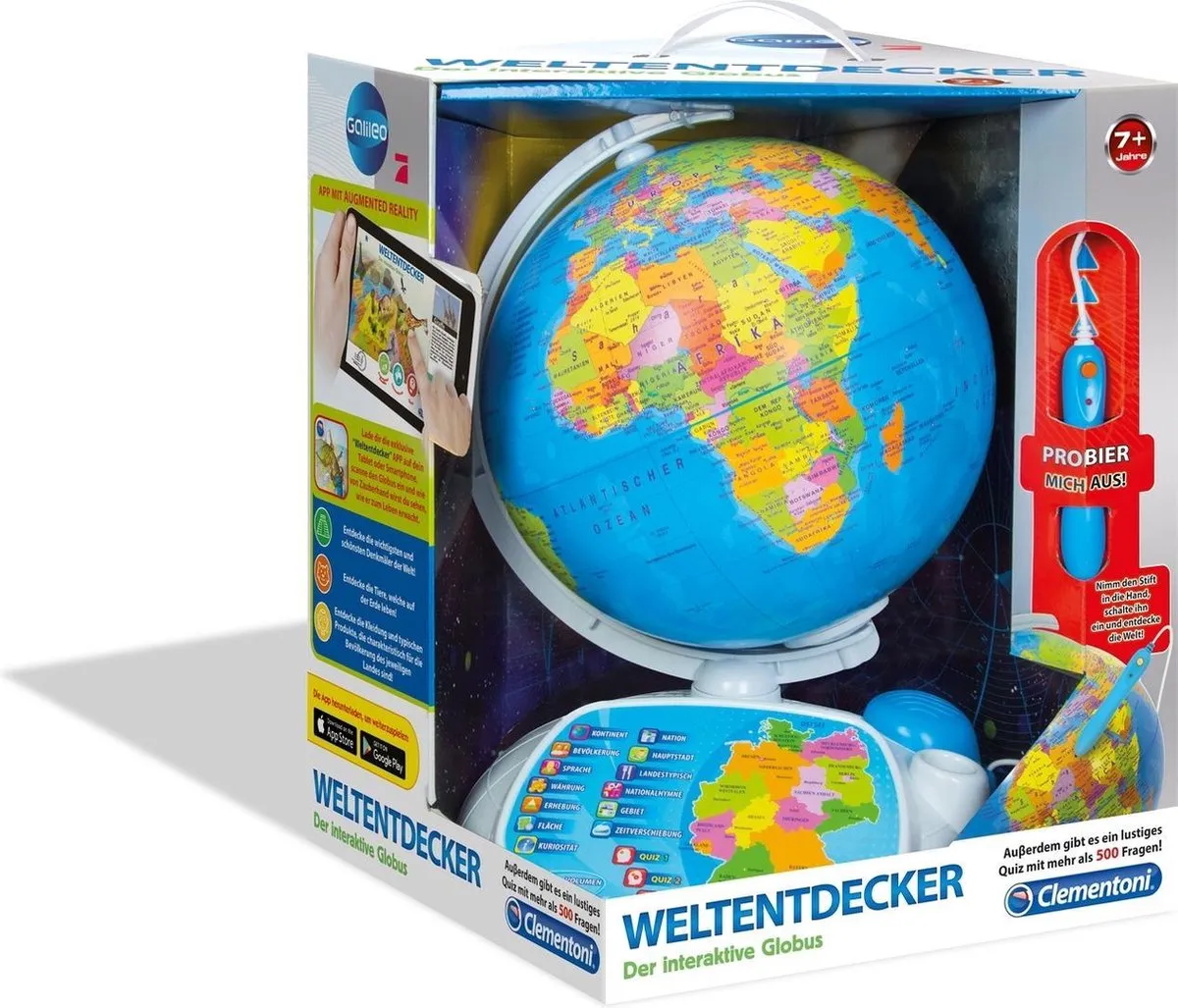 Clementoni Interactieve Wereldbol 32cm - Multi