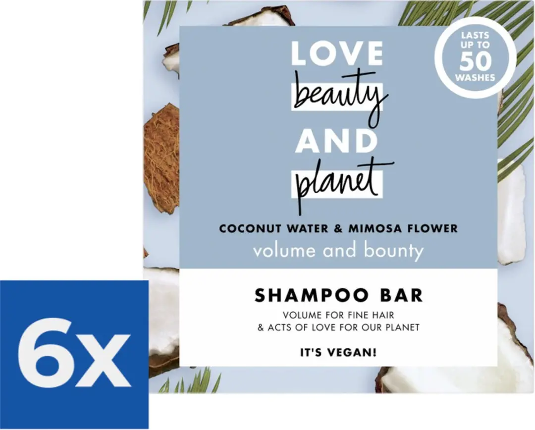 Love Beauty and Planet Shampoo Bar Coconut Water & Mimosa Flower