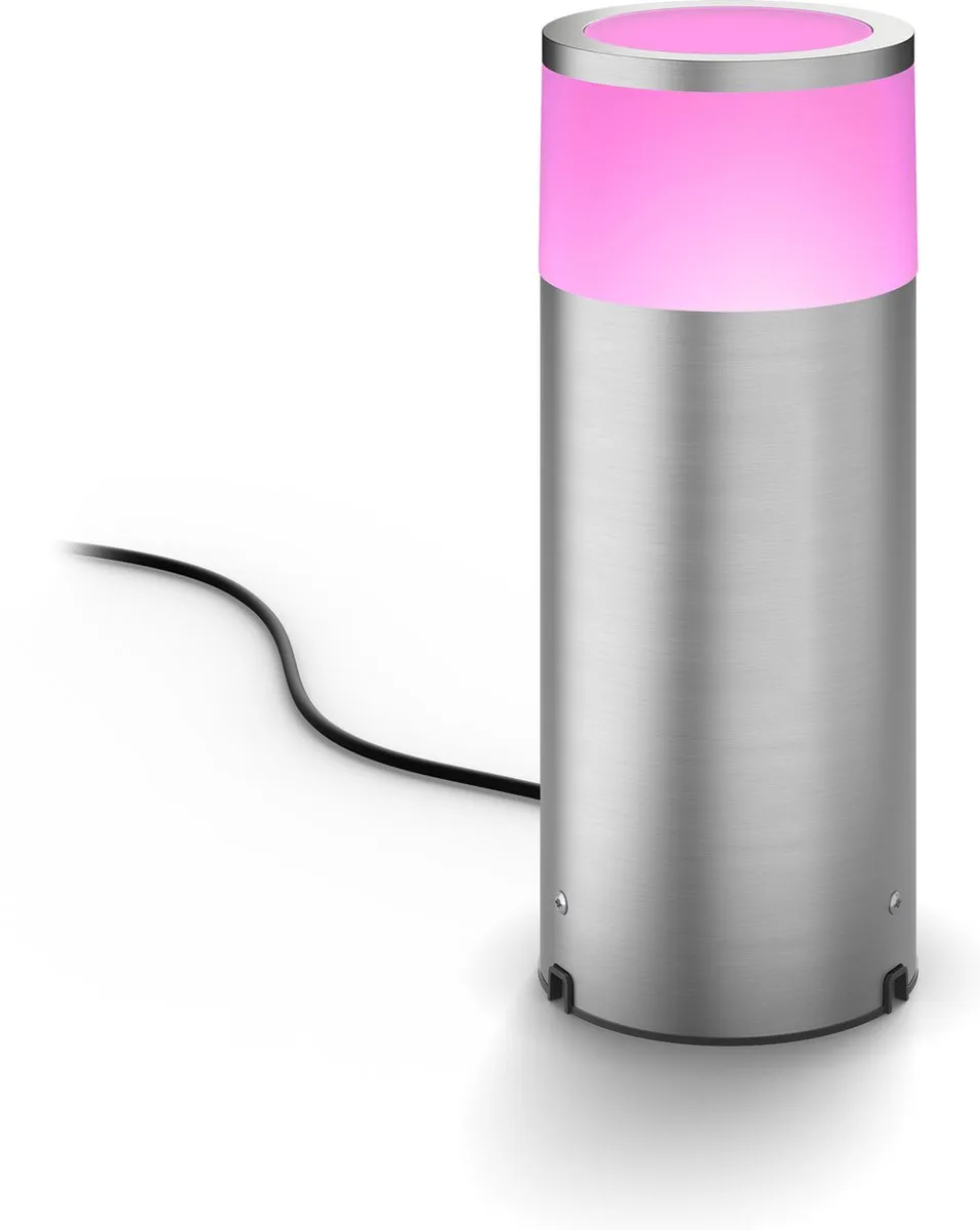 Philips Hue Calla Sokkellamp - Mat Chroom