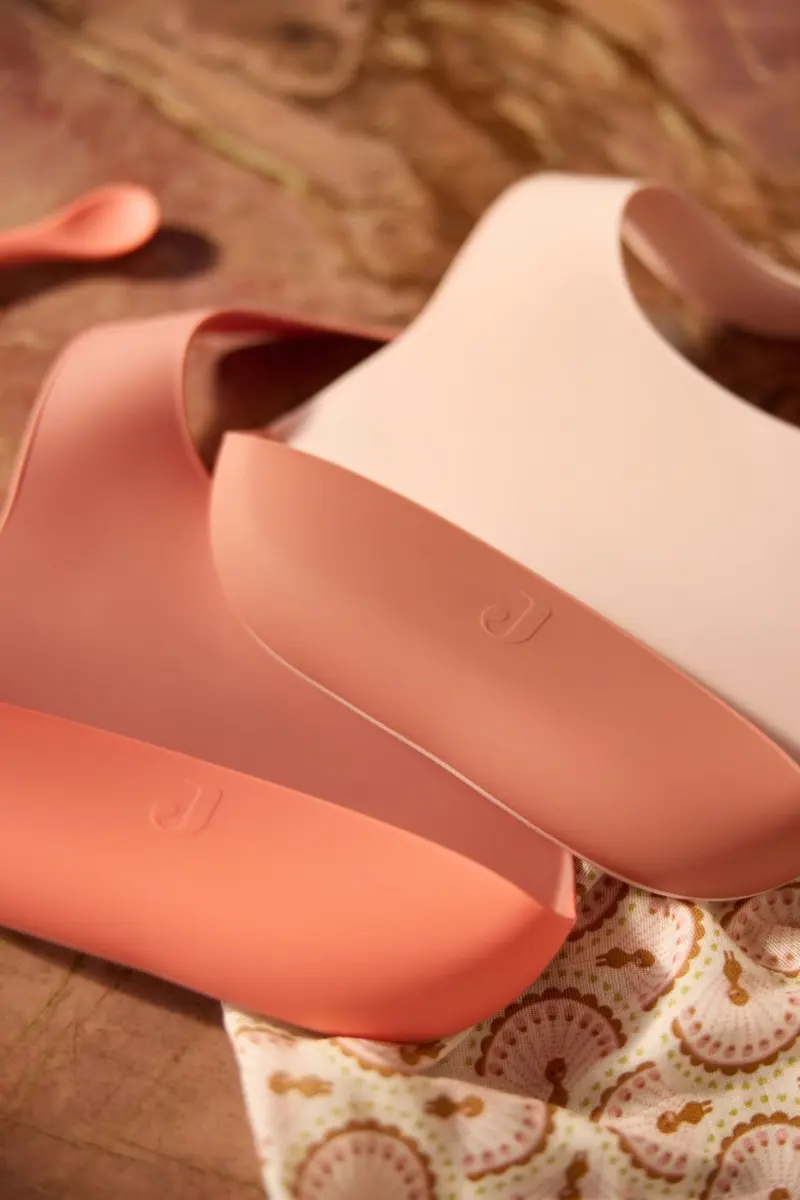 Jollein Slabbetjes Siliconen - 2 Stuks - Blush Shades