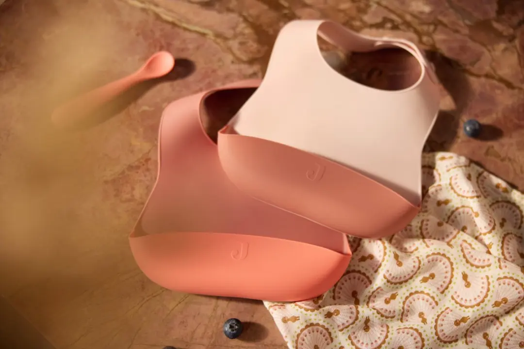 Jollein Slabbetjes Siliconen - 2 Stuks - Blush Shades