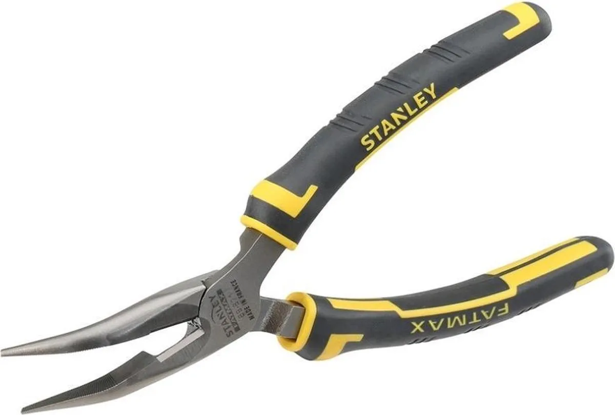 Stanley FatMax Gebogen Telefoontang 150mm - Zwart/Geel