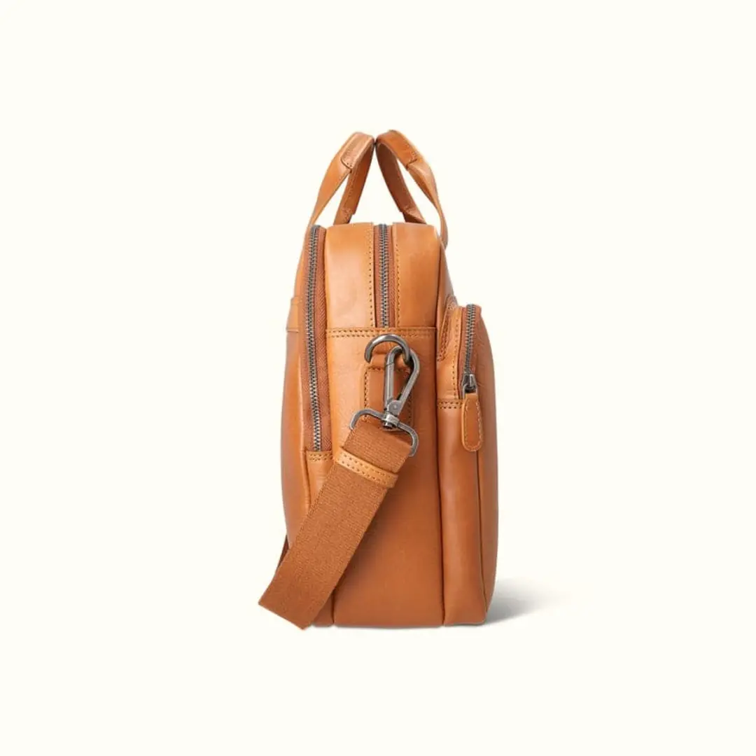 Highlands Leather Kinloch Laptophoes 15.4" Wit - HILA-017483CGN