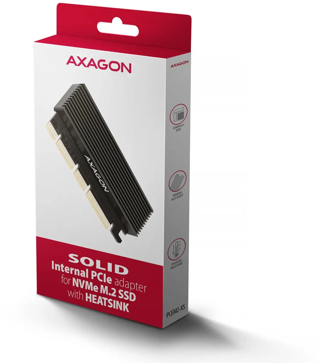 Axagon PCEM2-XS M.2-controller PCIe x4