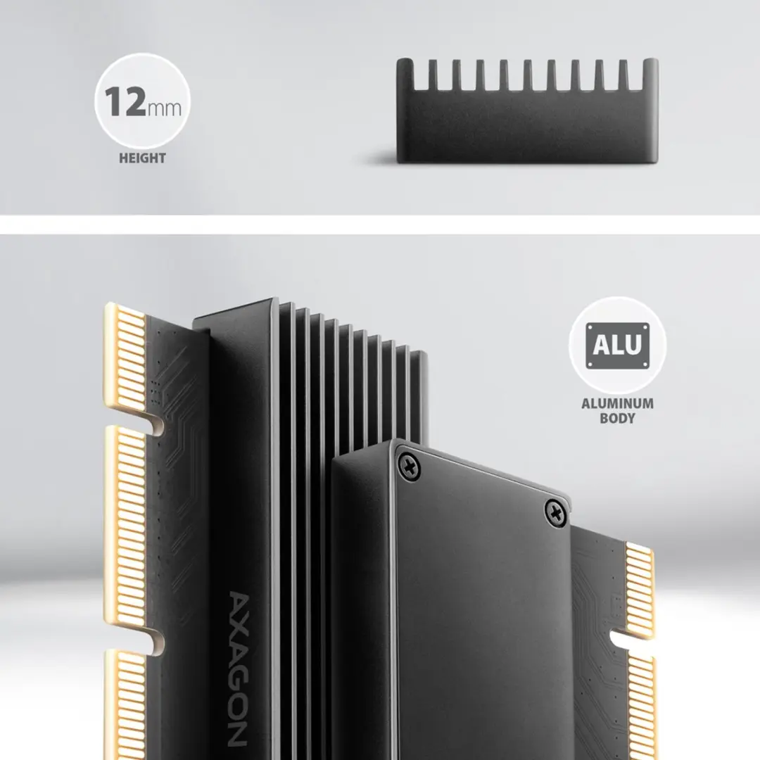 Axagon PCEM2-XS M.2-controller PCIe x4