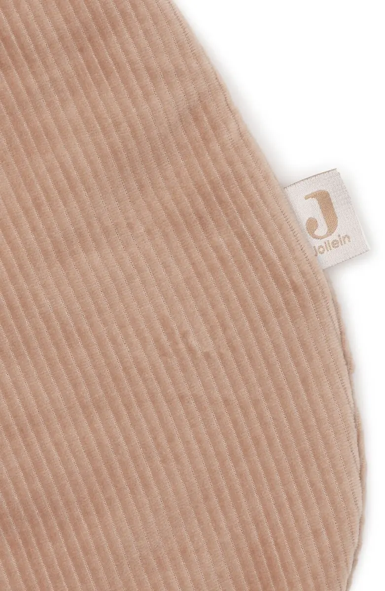 Jollein Slaapzak Rond 90cm Rib Light Terra - Afritsbare mouw