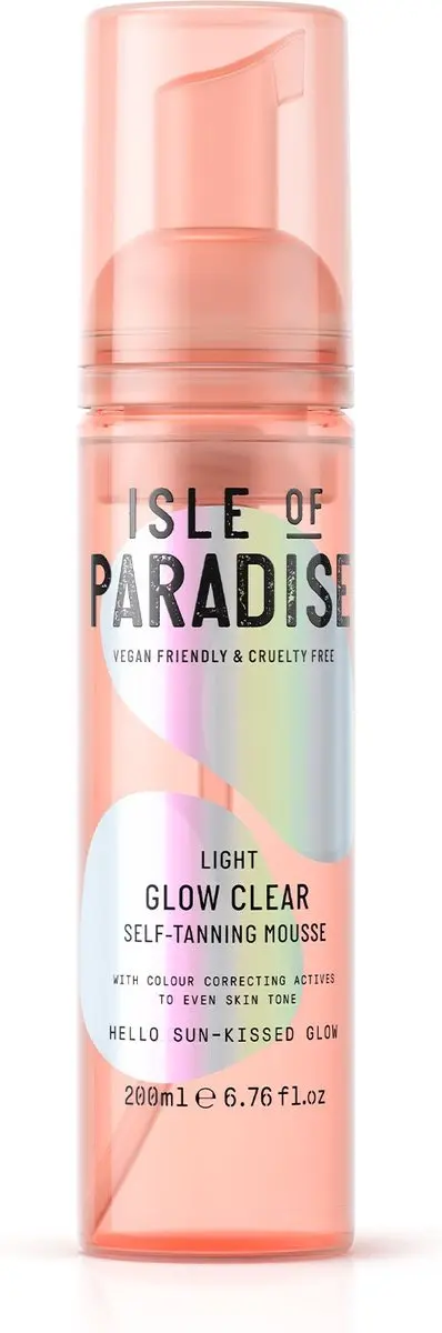 Isle of Paradise Light Glow Clear Zelfbruinende Mousse 200ml
