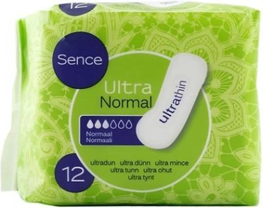 Sence Maandverband Normaal Wit/ Groen - 36 Stuks