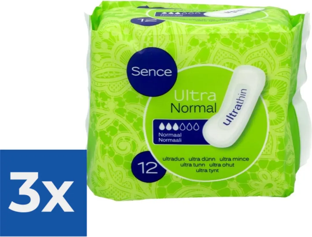 Sence Maandverband Normaal Wit/ Groen