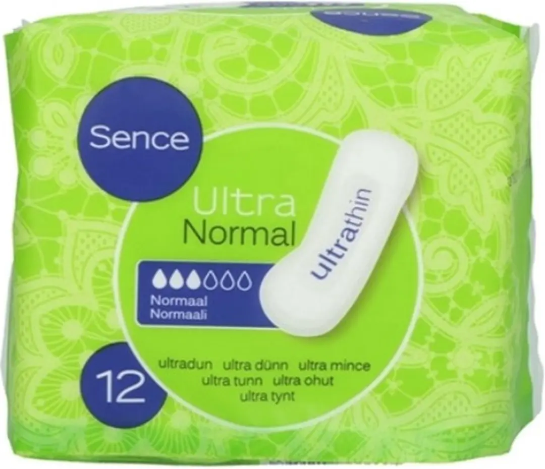 Sence Maandverband Normaal Wit/ Groen - 36 Stuks