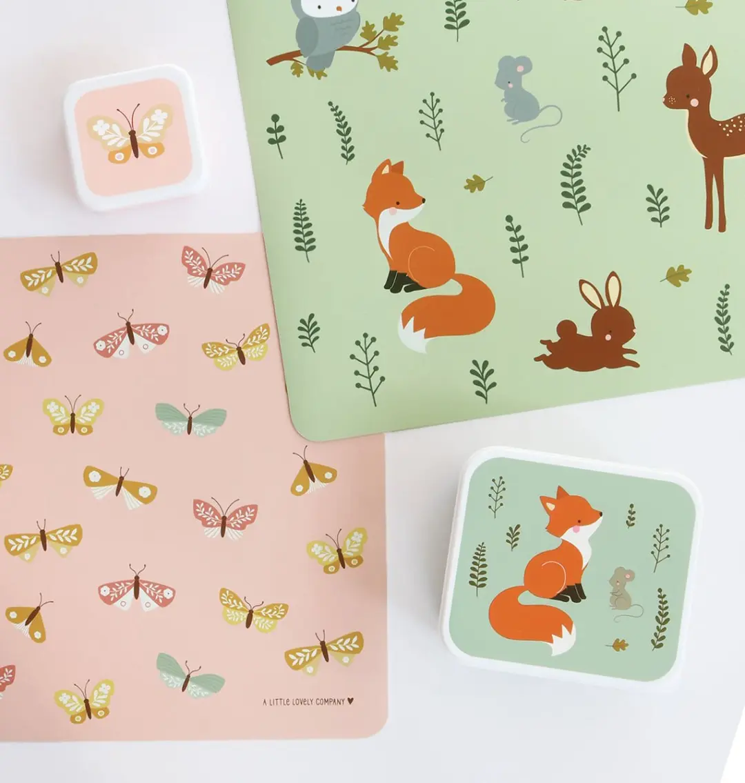 A Little Lovely Company Placemat Bosvriendjes
