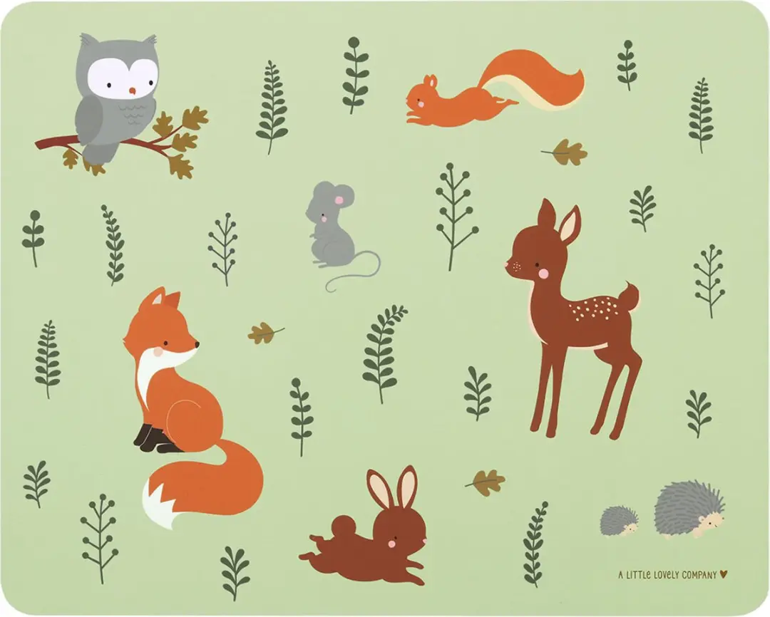 A Little Lovely Company Placemat Bosvriendjes
