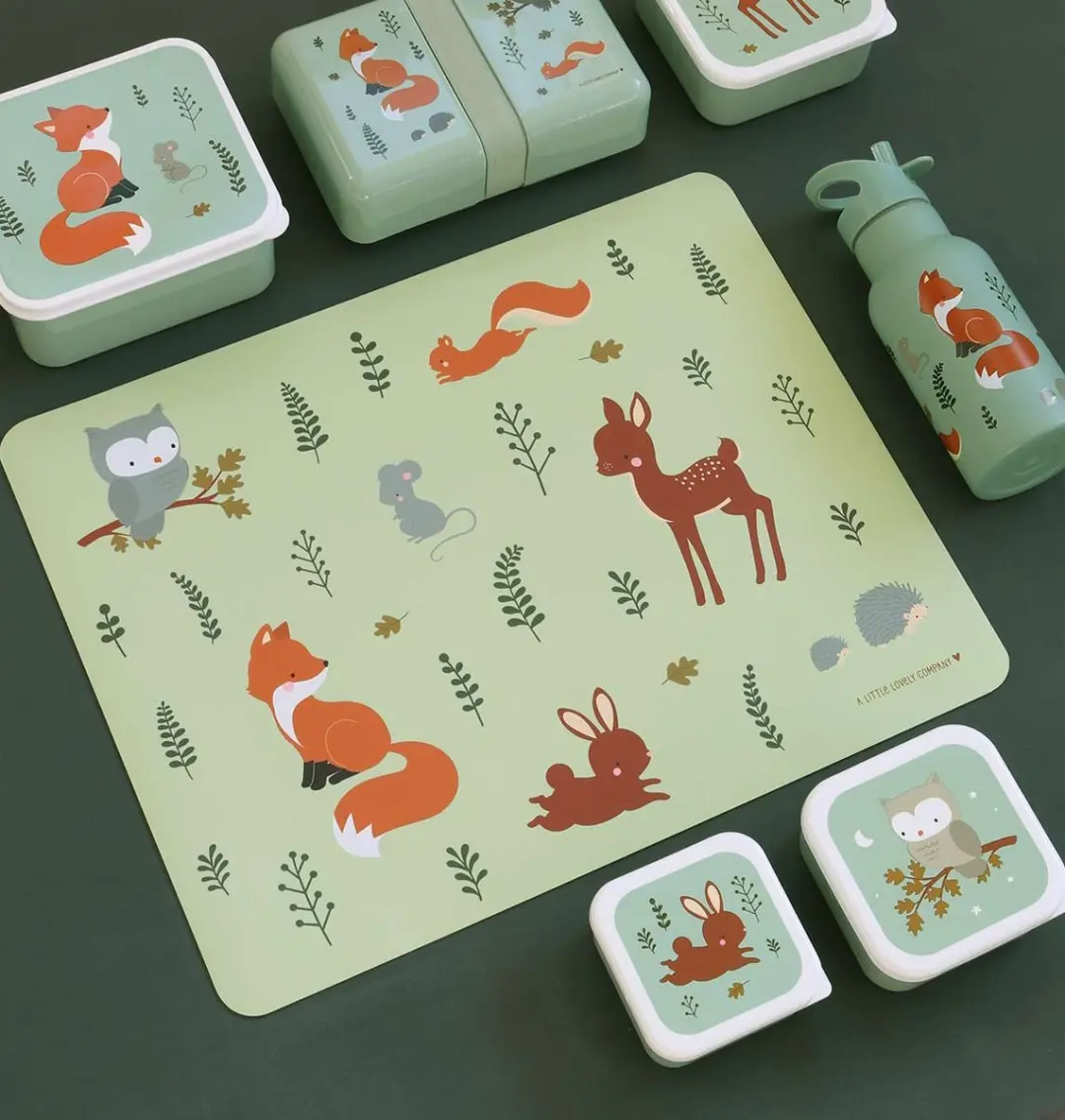 A Little Lovely Company Placemat Bosvriendjes