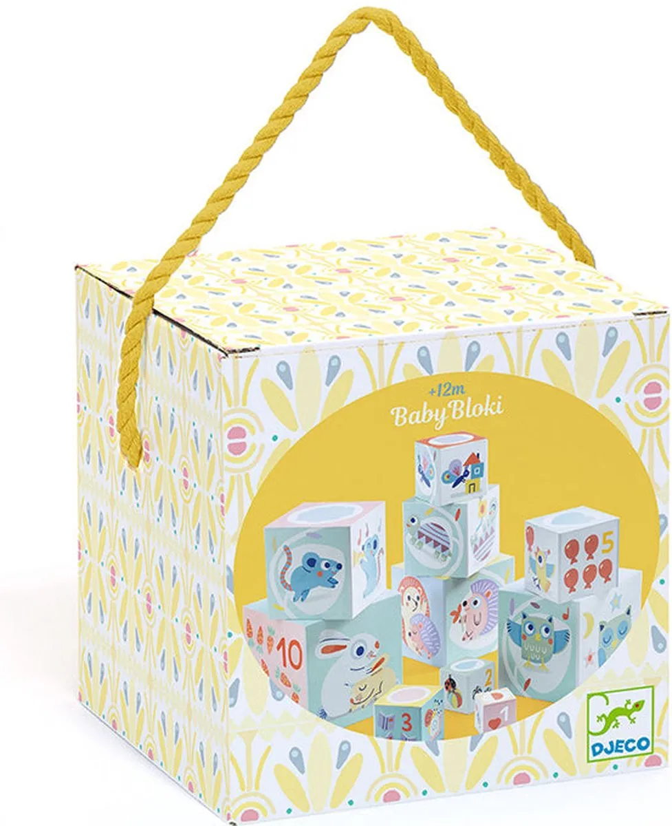 Djeco BabyBloki - 10 Stuks Multicolor