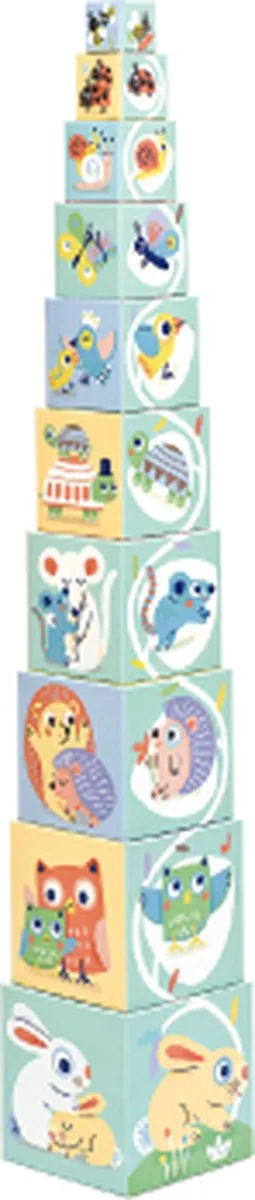 Djeco BabyBloki - 10 Stuks Multicolor