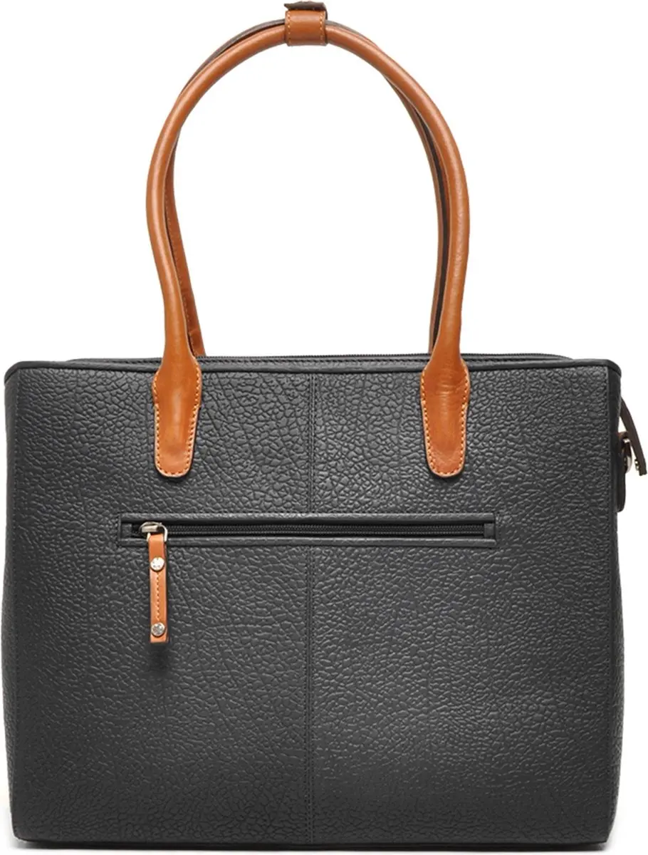 Berba Chamonix Laptoptas 15.6 inch - Zwart - 5 Vakken