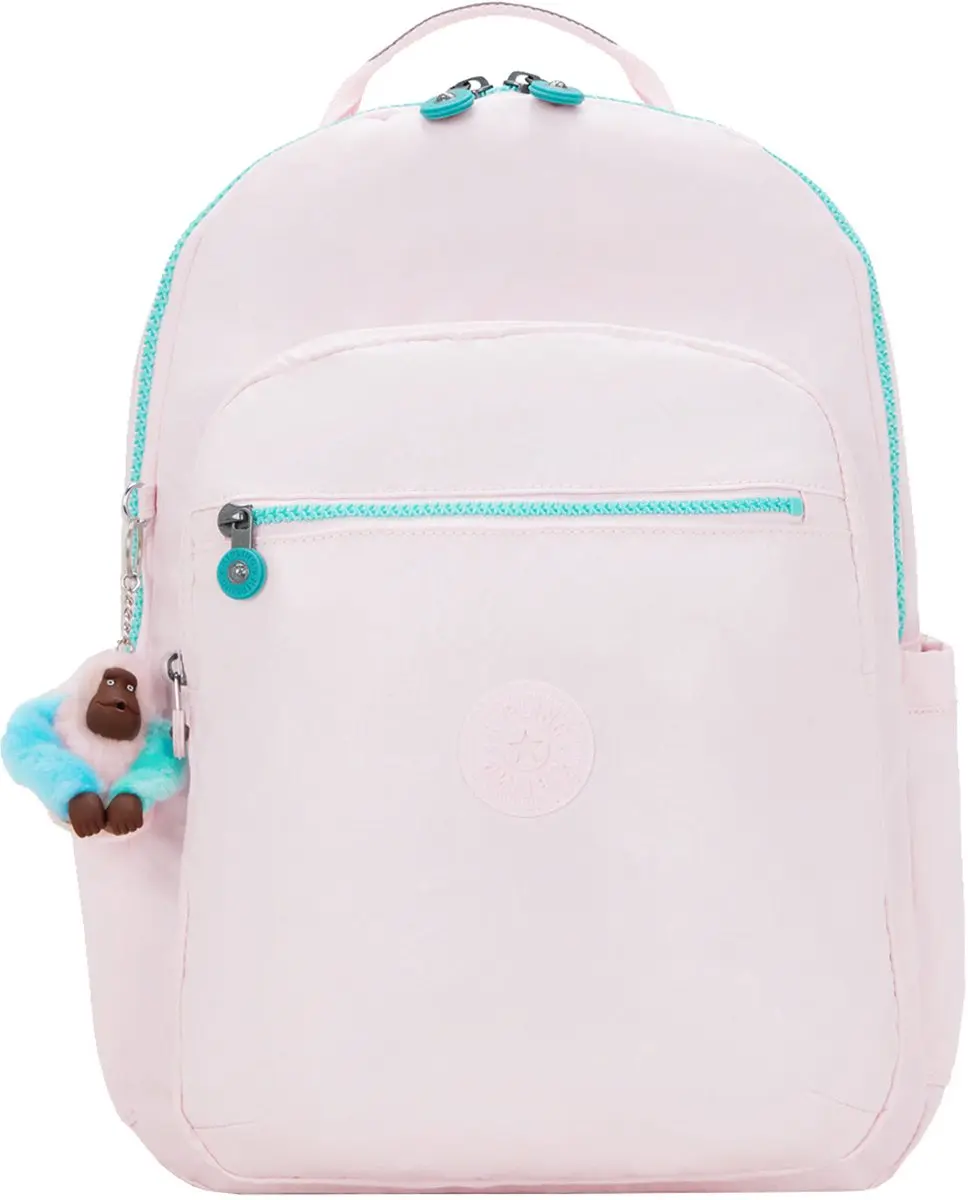 Kipling Seoul College pink met