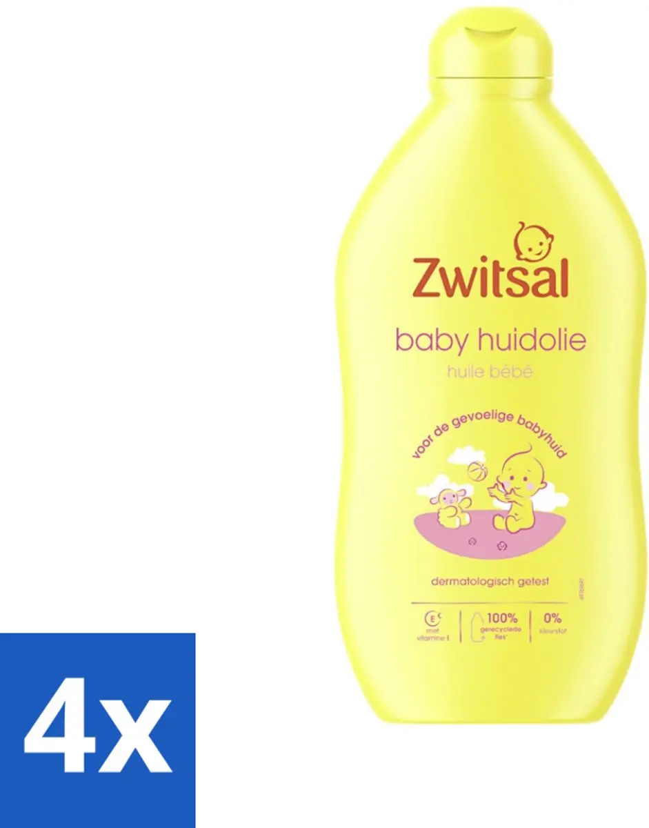 Zwitsal Baby Huidolie 1600ml (4x400ml)
