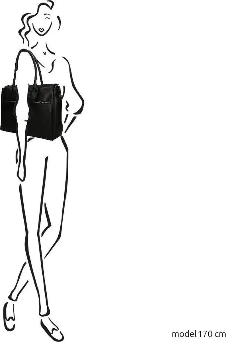 Burkely Valerie Laptoptas 15.6" - Zwart - 9006988.22.10