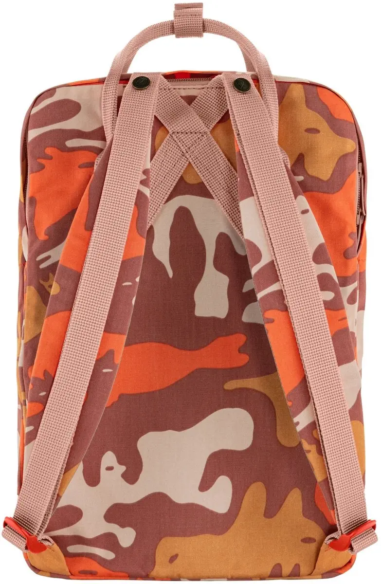 Fjällräven Kånken Graphics Laptop 15" Rugzak - 16L - Chalk Rose Hidden Animals