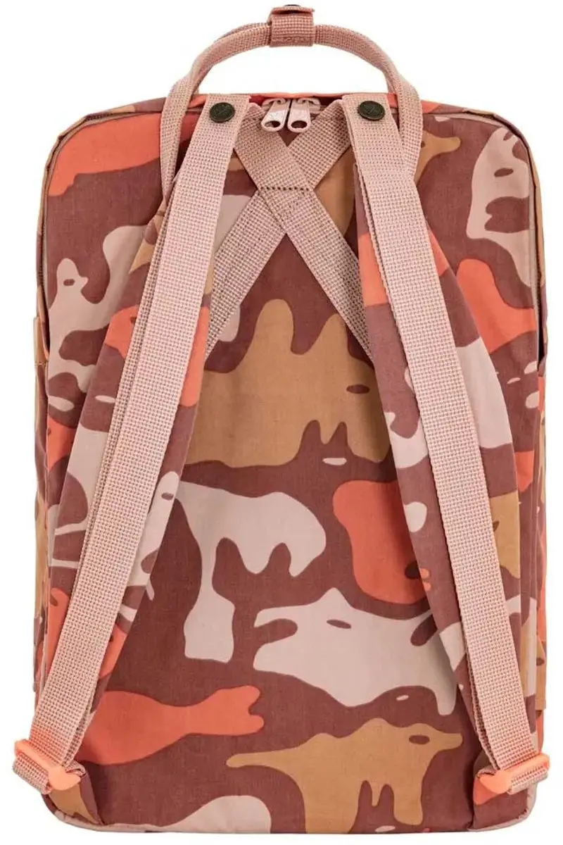 Fjällräven Kånken Graphics Laptop 15" Rugzak - 16L - Chalk Rose Hidden Animals
