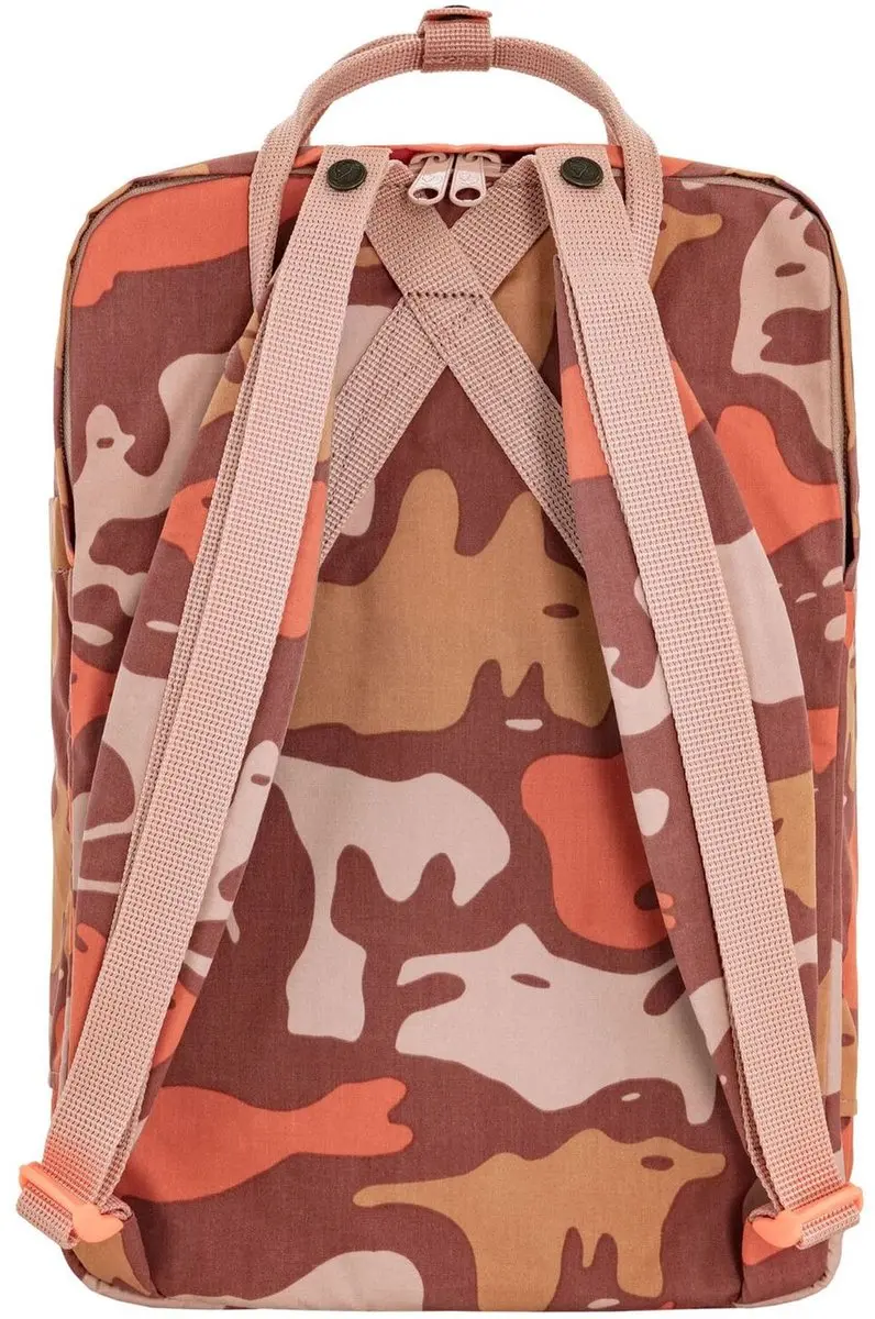 Fjällräven Kånken Graphics Laptop 15" Rugzak - 16L - Chalk Rose Hidden Animals - afbeelding 6 van 6