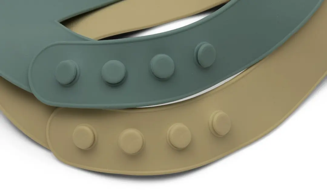 Jollein Slabbetjes Siliconen - Jade Shades - 2 Stuks