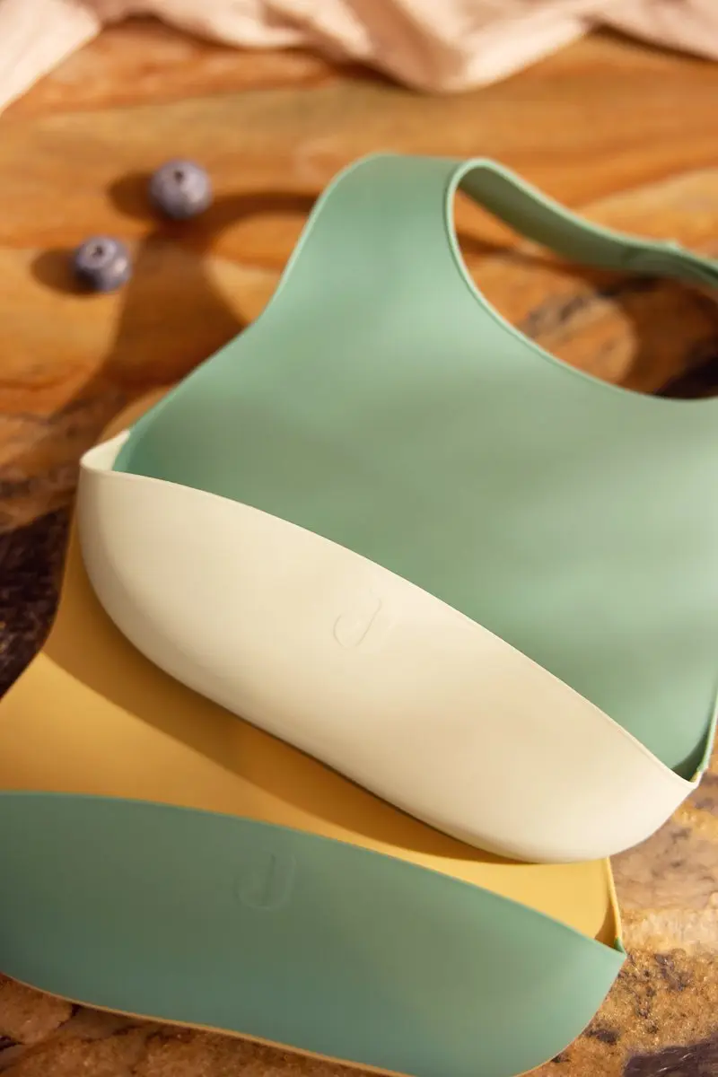 Jollein Slabbetjes Siliconen - Jade Shades - 2 Stuks
