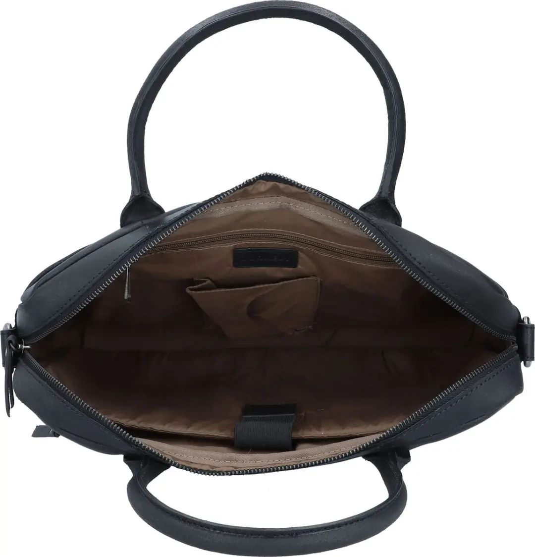 Burkely Fundamentals Vintage Jack Worker Laptoptas 13,3" - Zwart