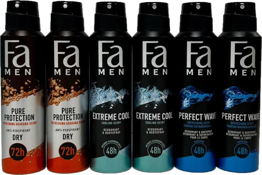 FA Men Deodorant Extreme Cool 6x150ml