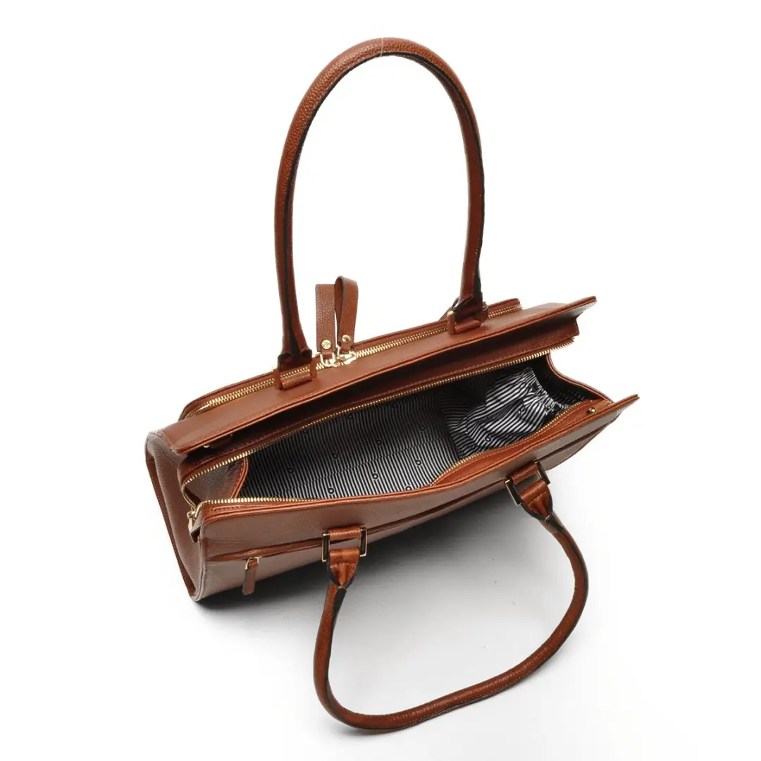 Berba Avignon Werktas 15.6 inch Cognac - 4 Vakken