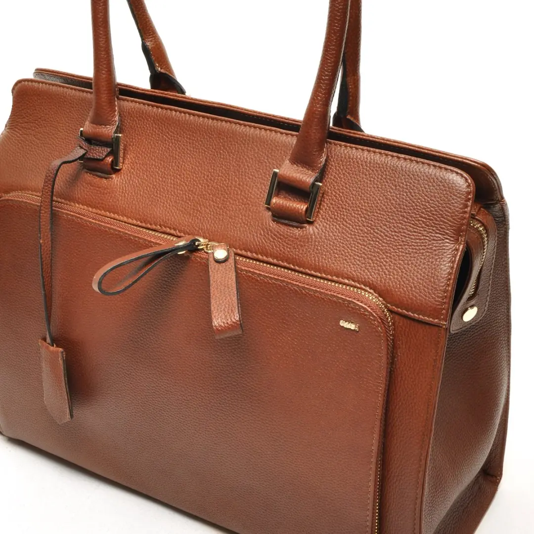 Berba Avignon Werktas 15.6 inch Cognac - 4 Vakken
