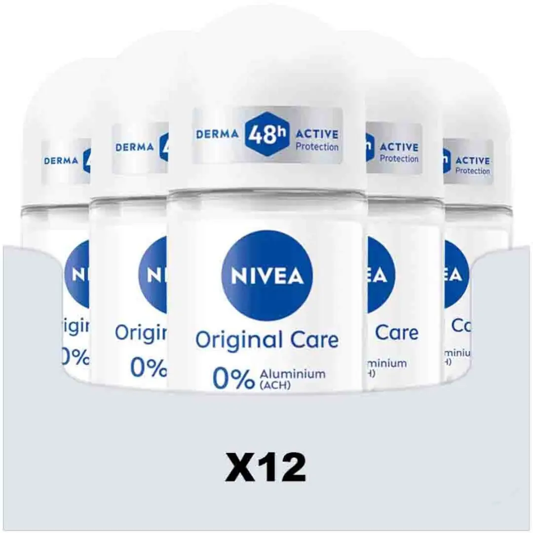 NIVEA Deodorant Roller Original Care 0%