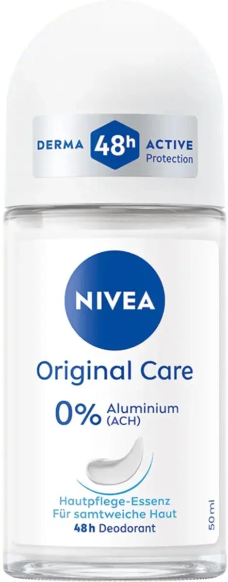 NIVEA Deodorant Roller Original Care 0% - 12x50ml