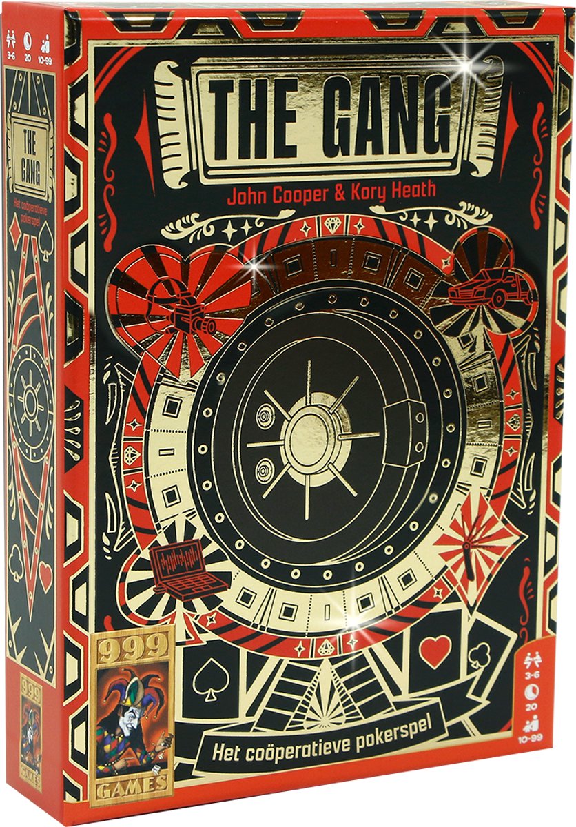 999 Games - The Gang – Kaartspel- Het pokerspel waarbij je samenwerkt!