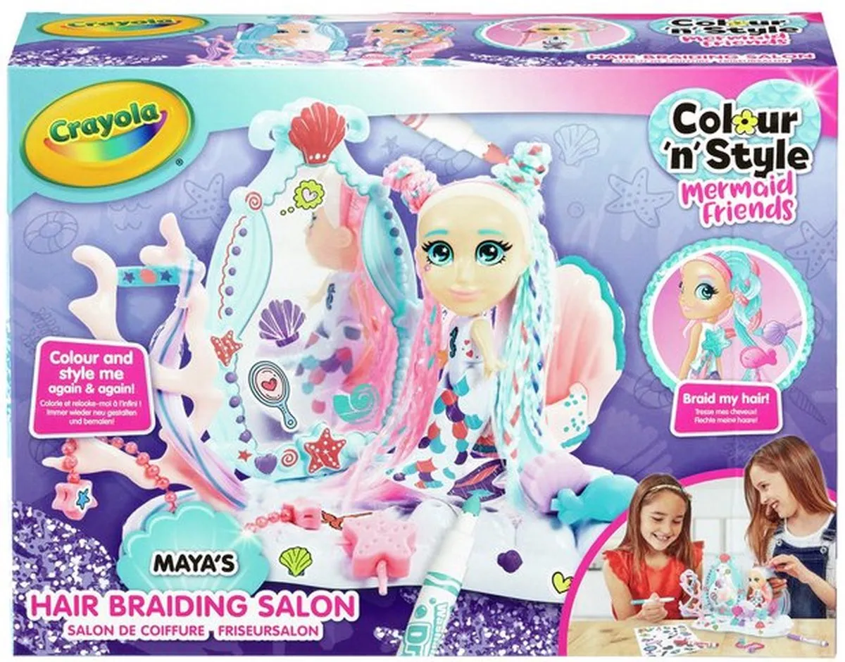 Crayola Colour'n'Style Zeemeermin Knutselset - Multi