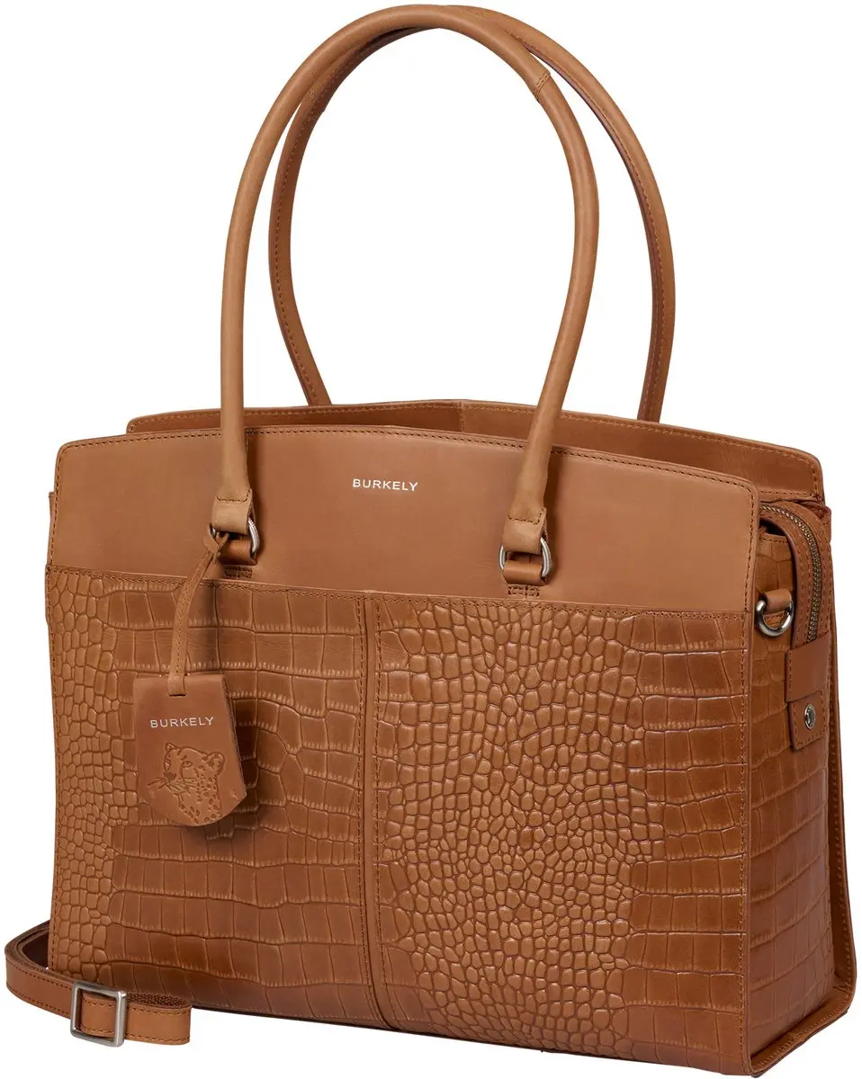 Burkely Cool Colbie Workbag 15.6" Laptoptas - 3 Vakken - Cognac