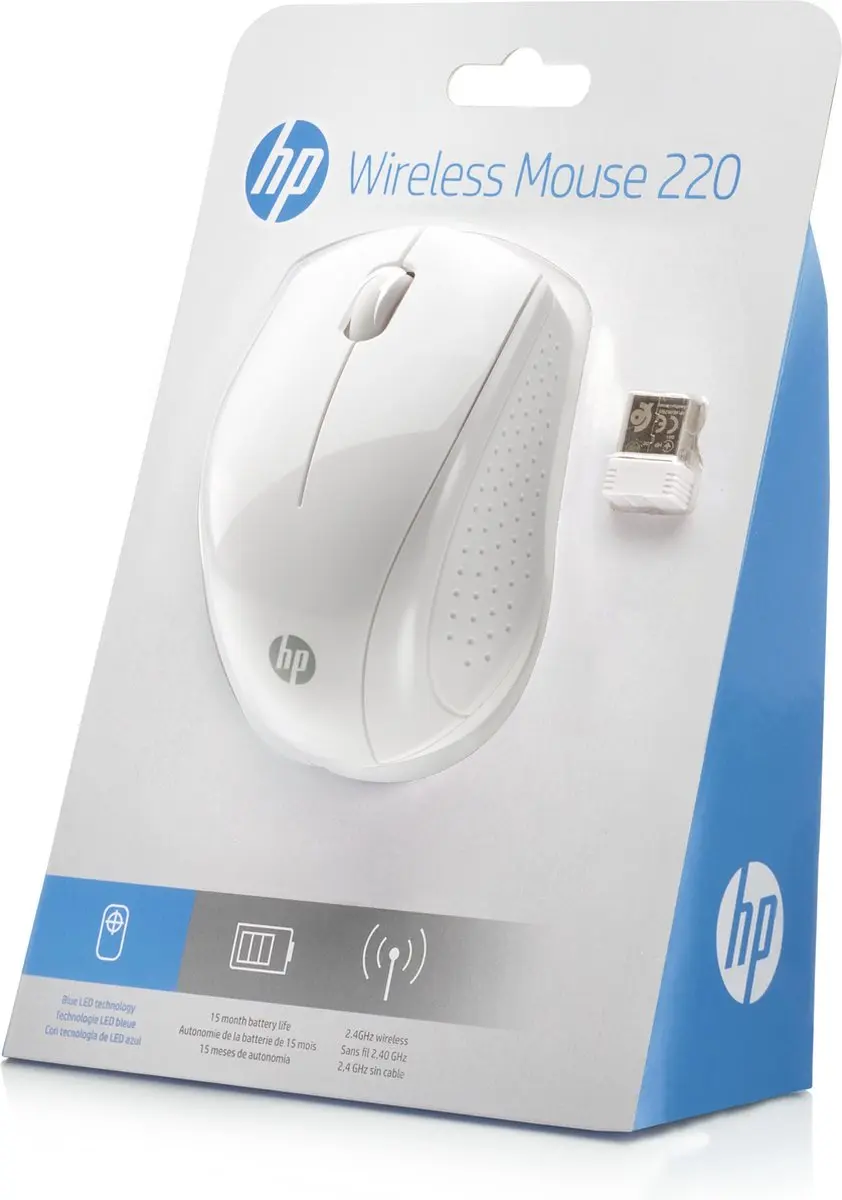 HP 220 Draadloze Muis - Wit - afbeelding 6 van 6