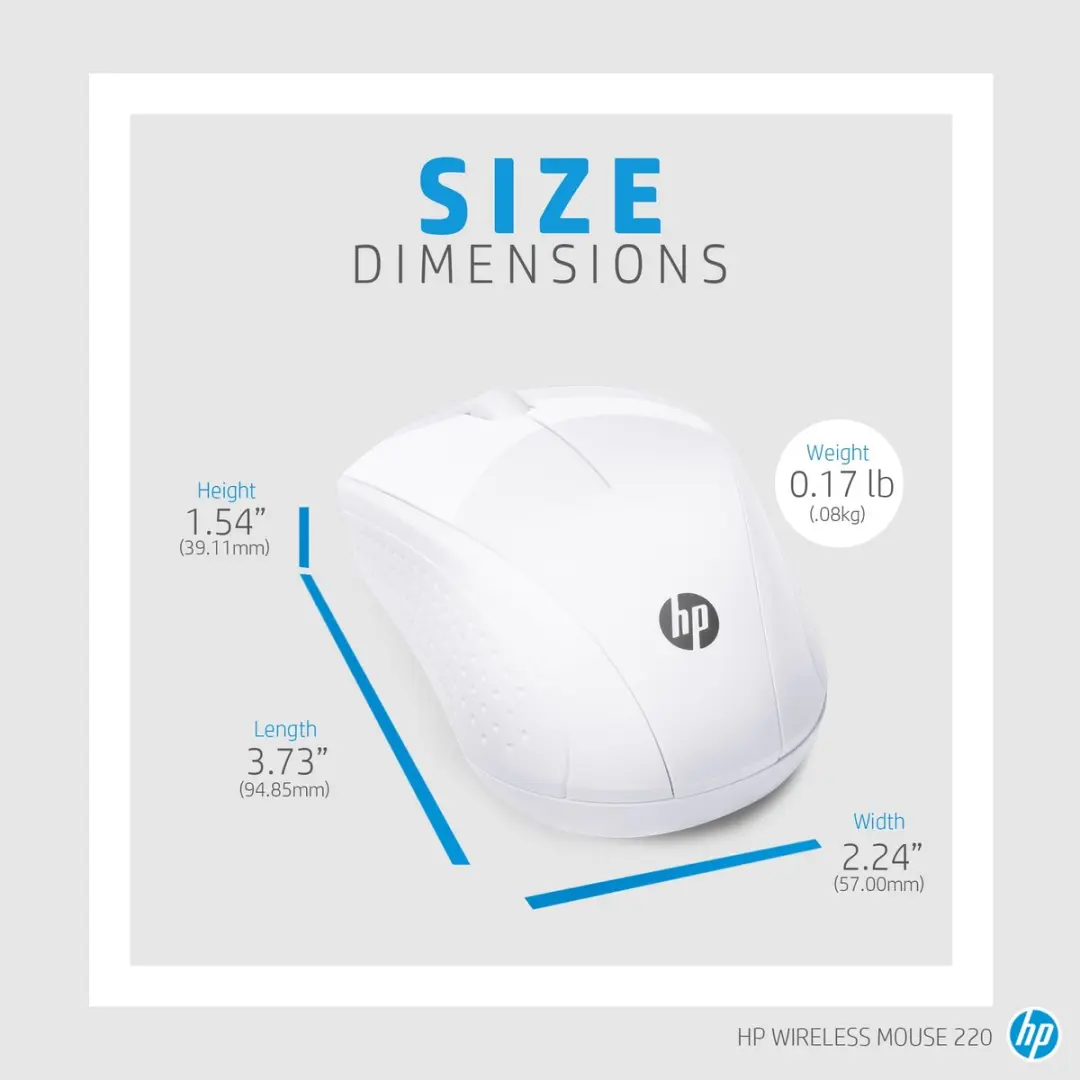 HP 220 Draadloze Muis - Wit