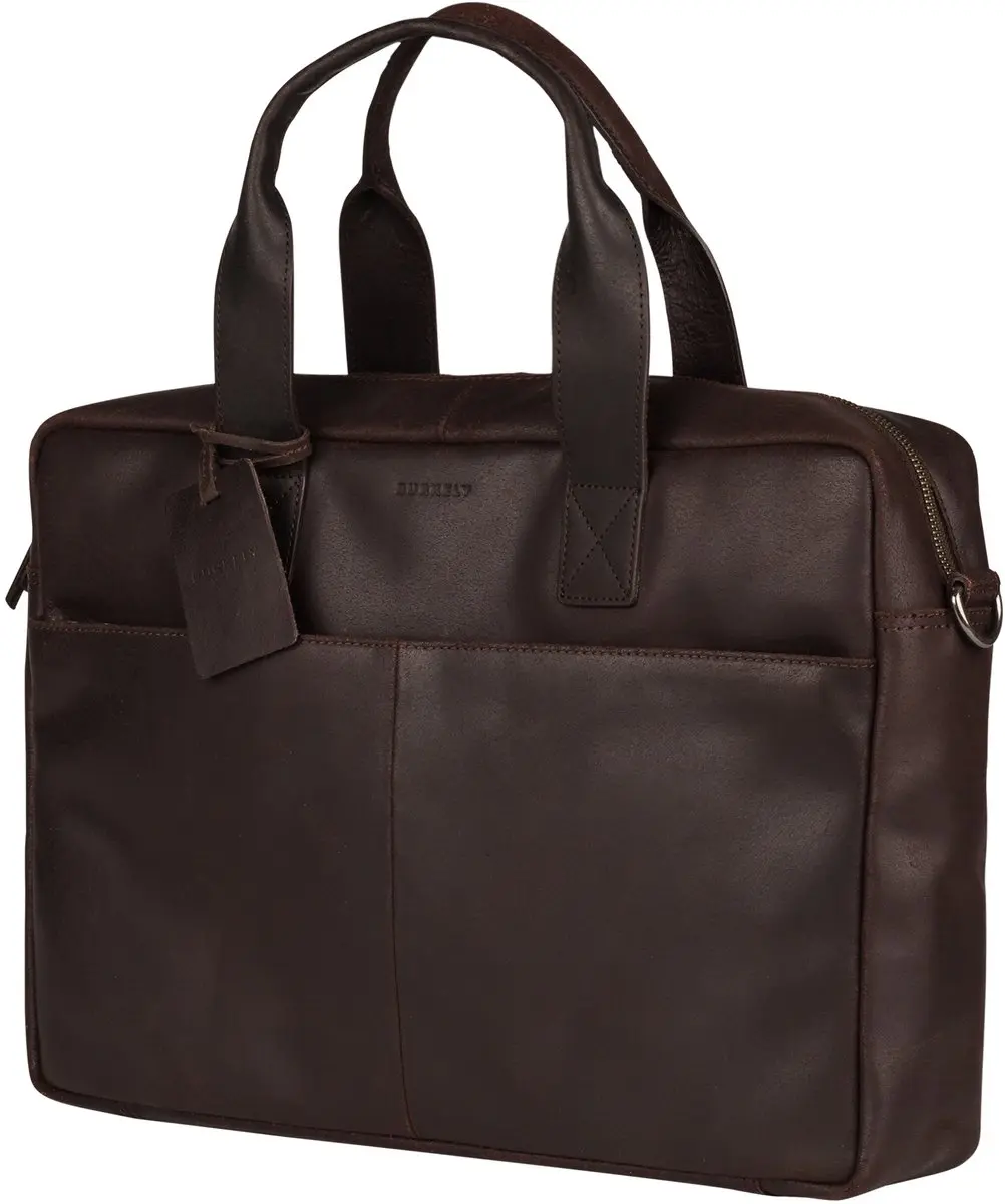 Burkely Vintage Laptoptas 15 inch - Bruin - 2 Vakken