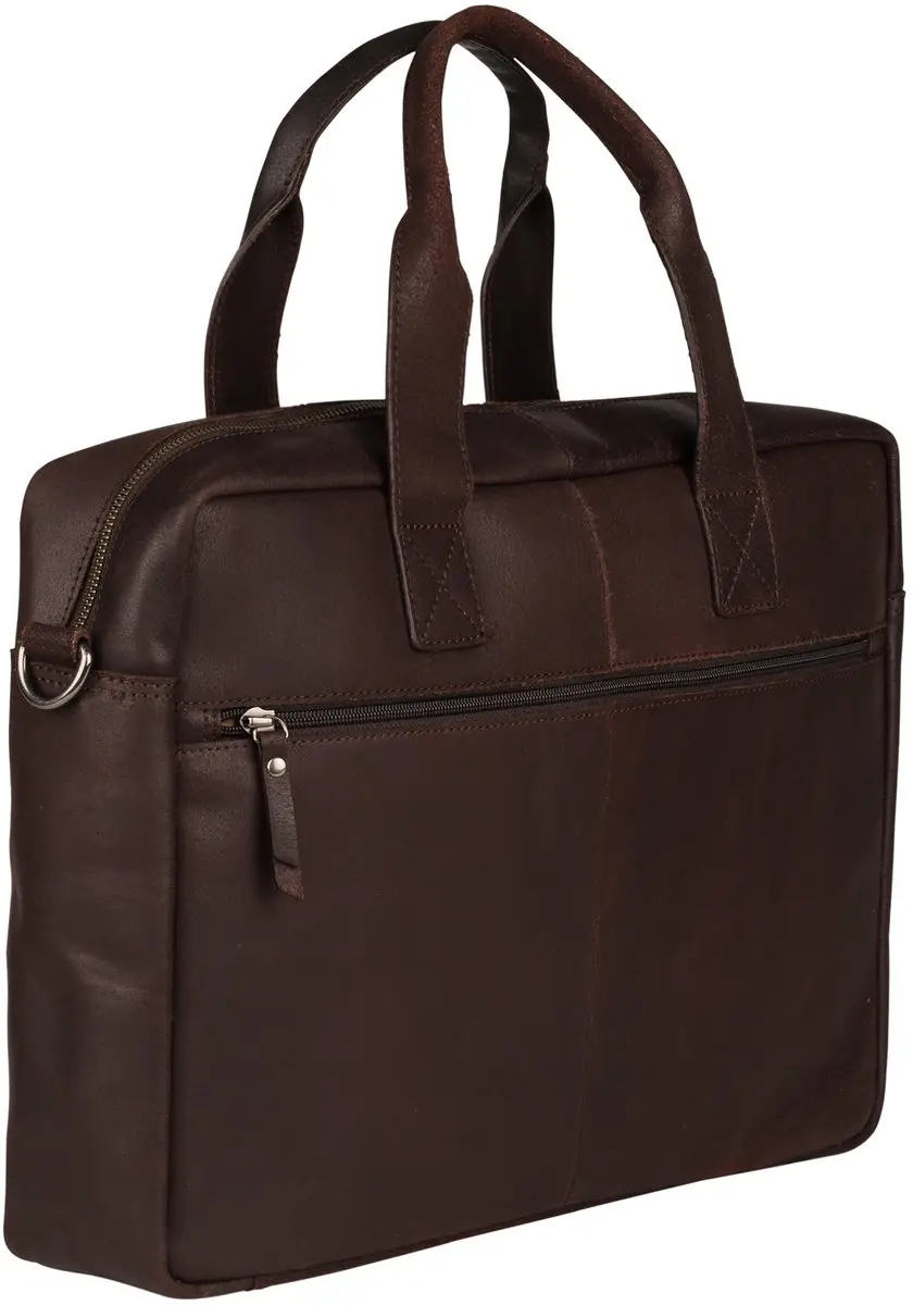 Burkely Vintage Laptoptas 15 inch - Bruin - 2 Vakken