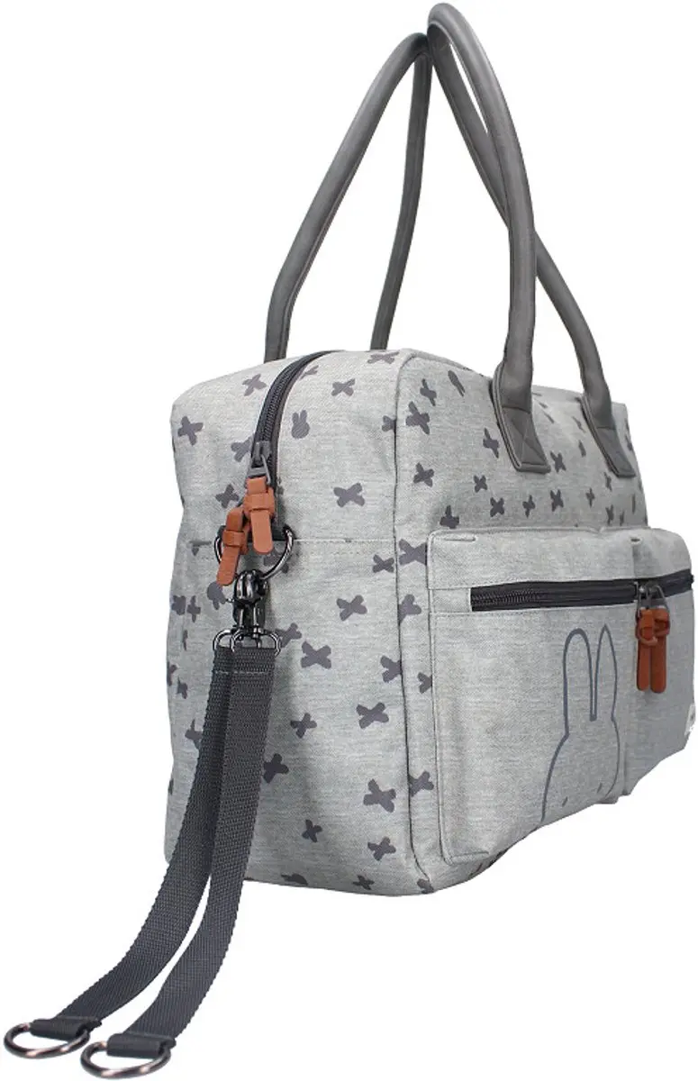 Kidzroom Nijntje Luiertas - Lichtgrijs - 40x28x16cm - afbeelding 6 van 6