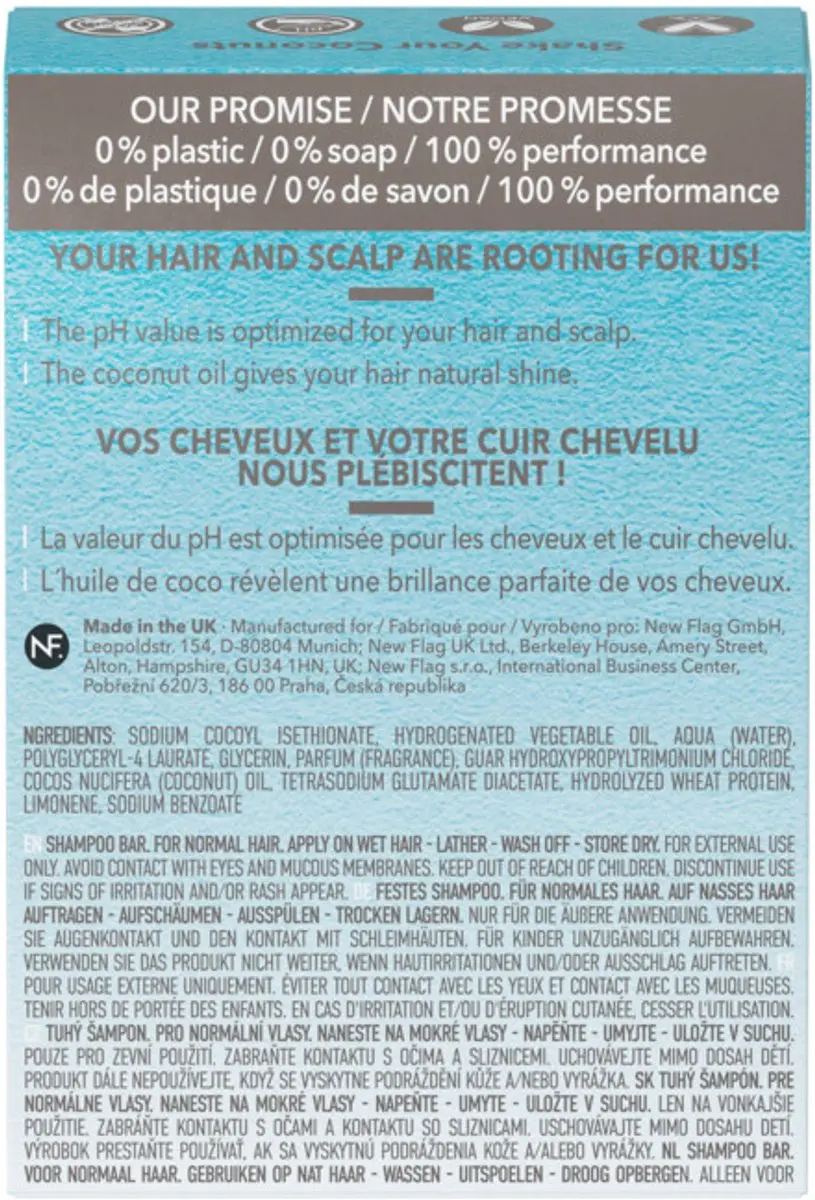 Foamie Shampoo Bar Shake Your Coconuts - 6 Stuks